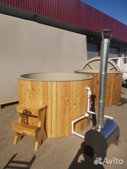 Банный чан купель с подогревом