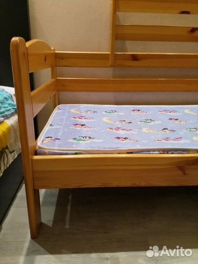 Детская кровать от 3 лет с матрасом б/у