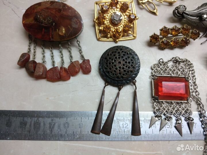 Винтаж. Кулоны. Брошки времён СССР. чсср