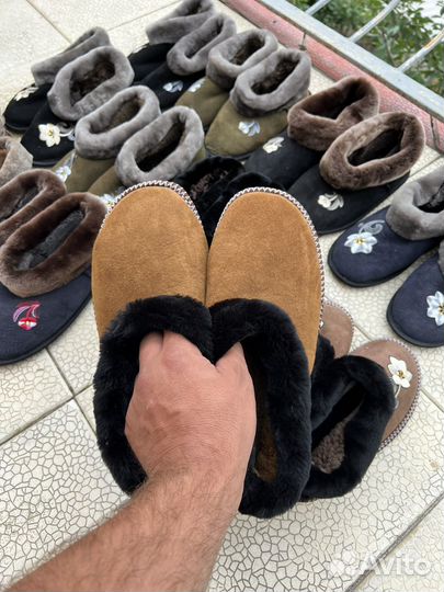 Чуни из овчины угги