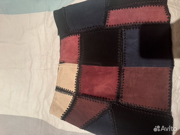 Юбка замшевая zara