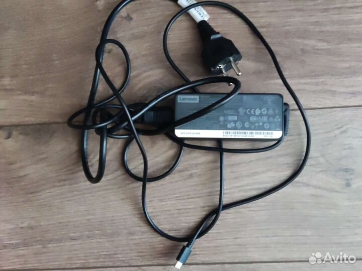 Блок питания для ноутбука Lenovo usb type-c, 65w