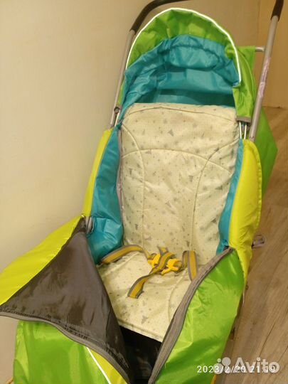 Детские санки с колёсиками 