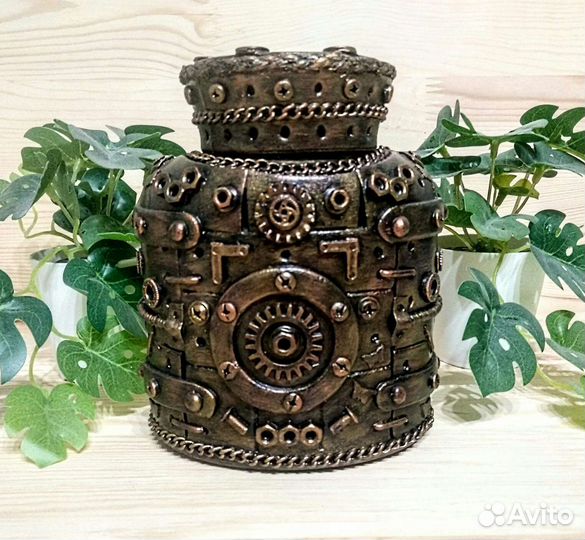 Банка для кофе. Стимпанк