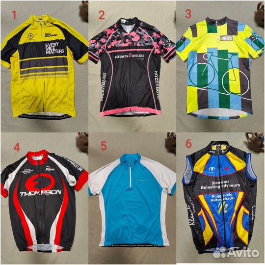 Веломайки, велоджерси, велокофты на флисе 48шт