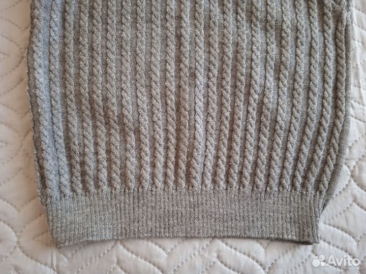 Жилет школьный серый 7-9 лет