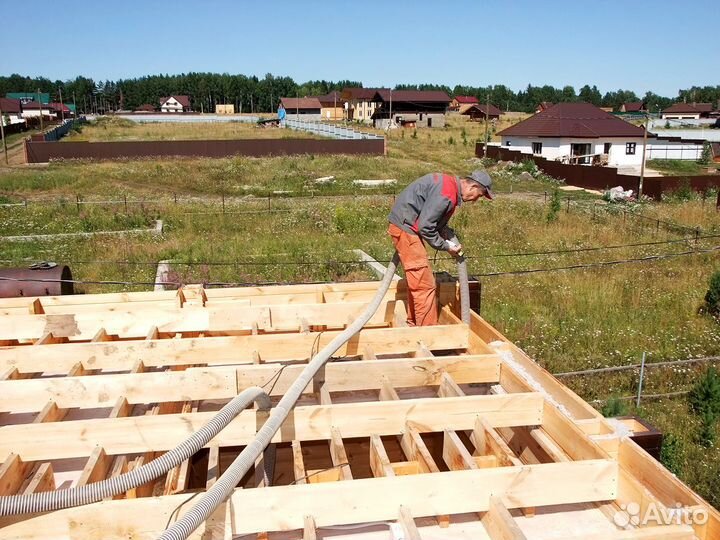 Утепляем эковатой