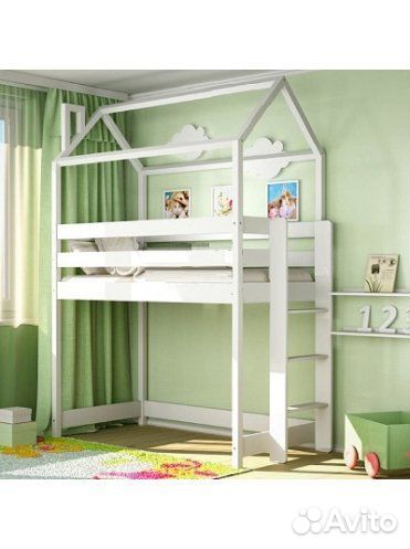 Кровать домик чердак в детскую