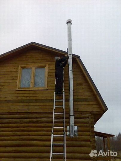 Дымоход из сэндвич-труб