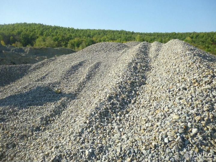 Щебень известняковая