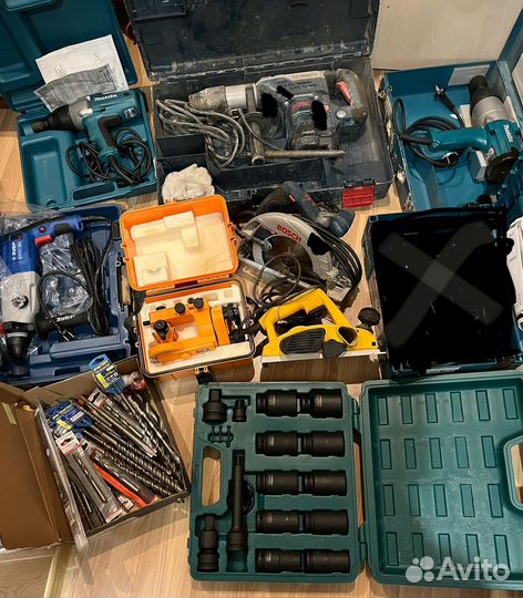 Инструменты makita, bosch