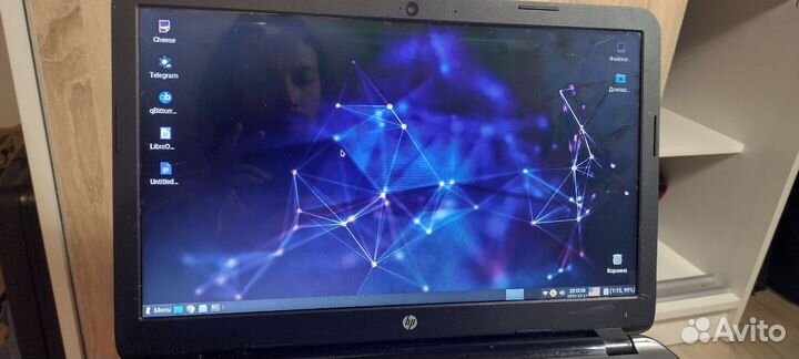 Ноутбук hp + блок питания