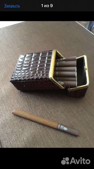 Портсигар с зажигалкой