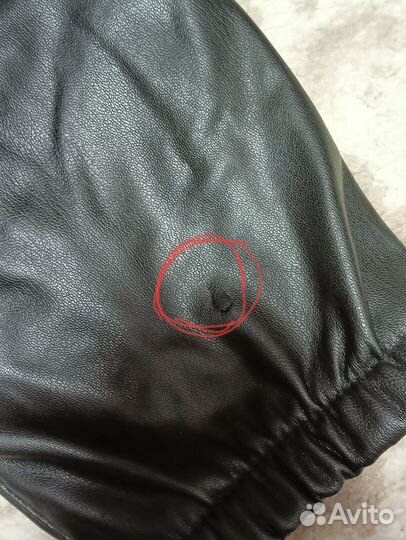 Брюки кожаные