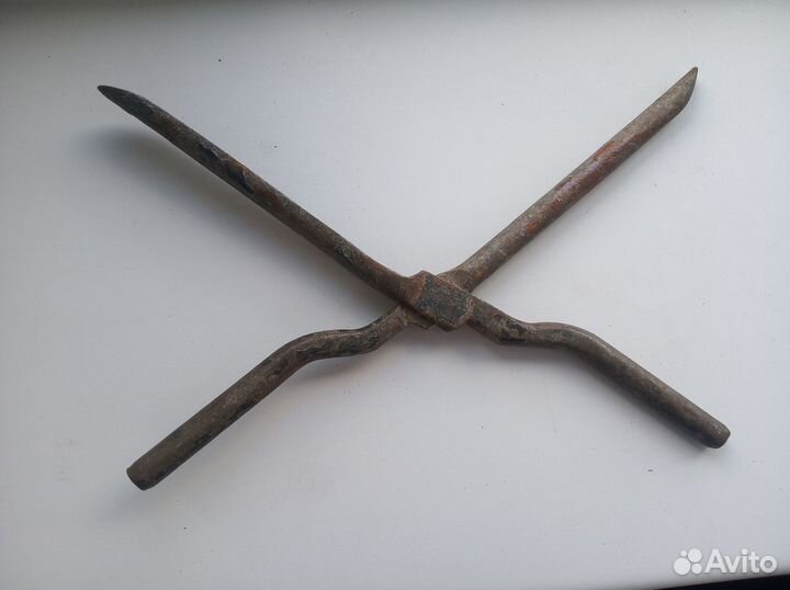 Щипцы для завивки волос металлические антикварные