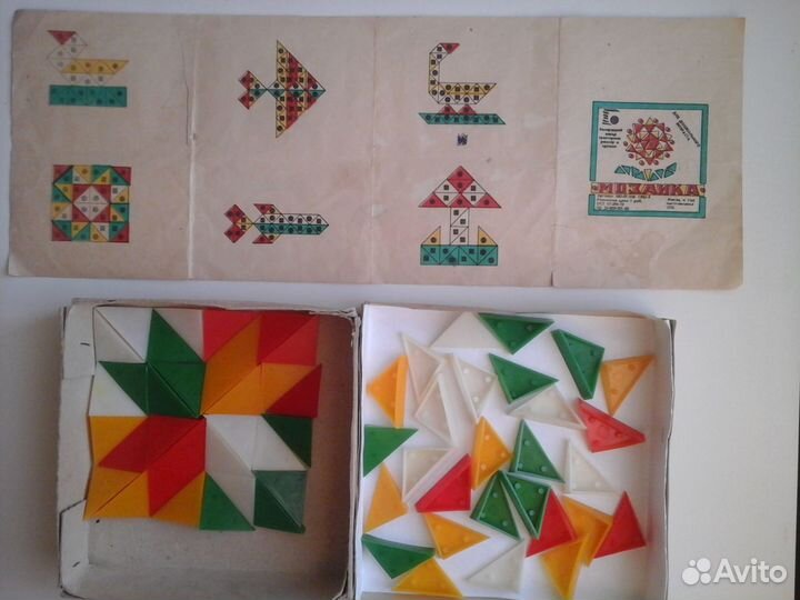Мозаика дидактич.,кубики и др. д/дошкол.возр.ссср