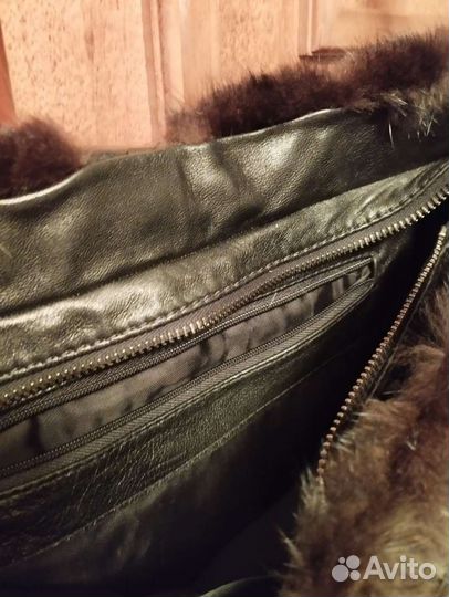 Сумка женская натуральный мех
