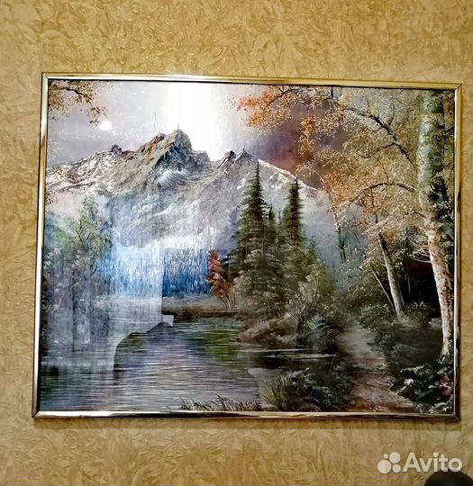 Картина в раме гобелен