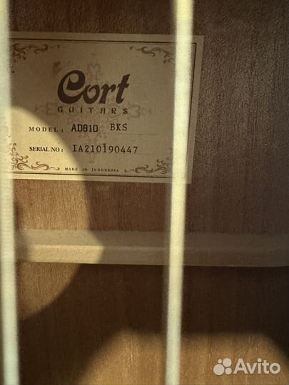 Акустическая гитара cort ad 810