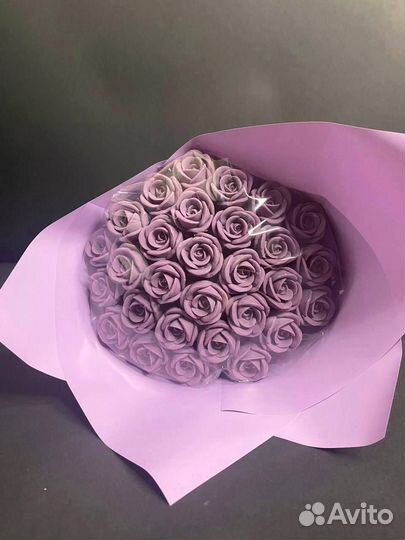 Букет - 29 Роз из Белого Шоколада