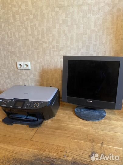 Принтер epson и монитор 19 дюймов sony