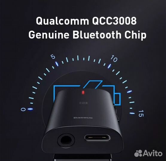 Bluetooth ресивер для наушников Baseus BA03