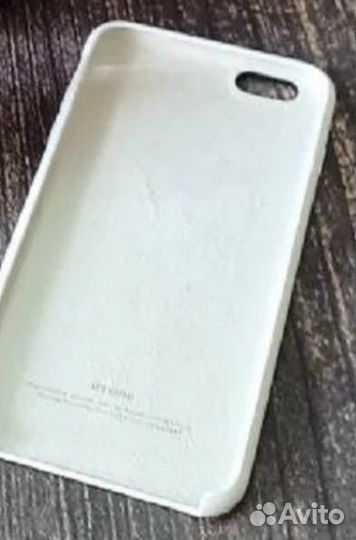 Чехол силиконовый на iPhone 6/6s plus белый