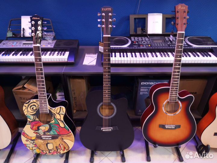 Акустическая гитара дредноут 41 дюйм