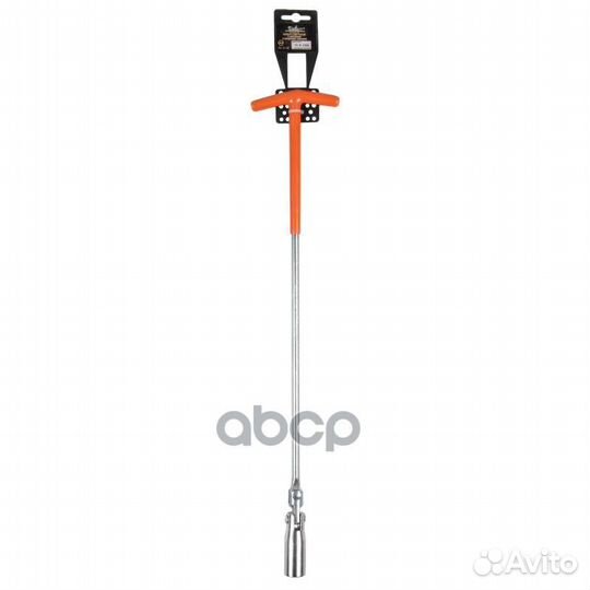 Ключ свечной Т-образный с карданом 16*500мм с р