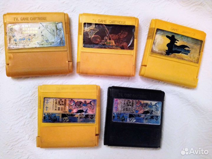 Картриджи для dendy