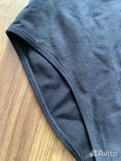 Купальник гимнастический чёрный хб