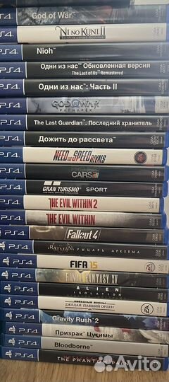 Диски игры для ps4 playstation