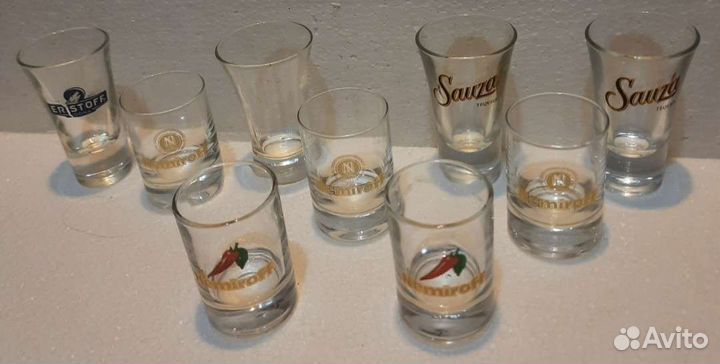 Пивные брендовые кружки, бокалы, рюмки