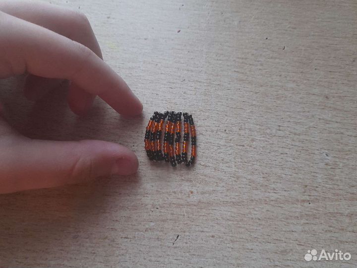 Георгиевская лента из бисера