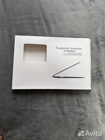 Чехол кейс на macbook air 13 прозрачный