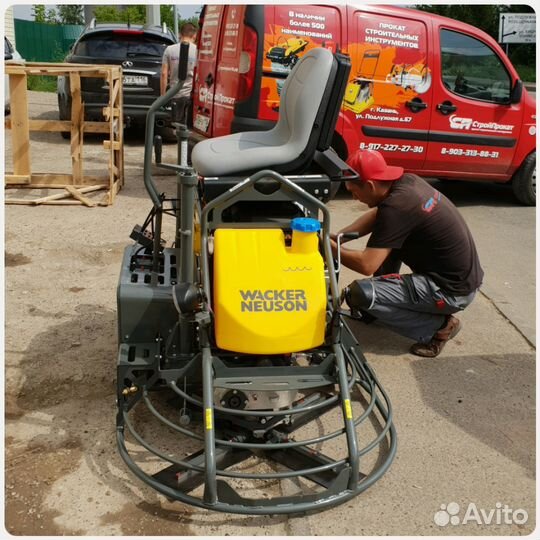 В Аренду Двухроторная затирочная машина Wacker