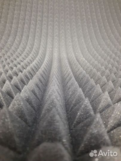 Акустический поролон пирамида 2х1 метр