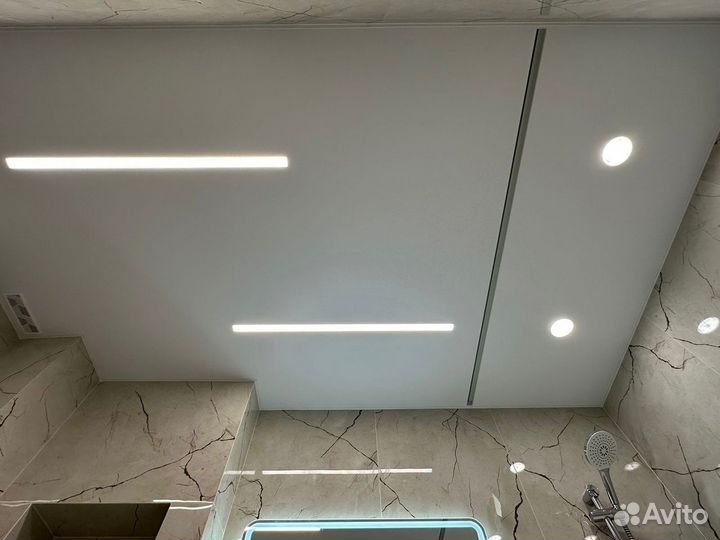 Натяжные потолки монтаж