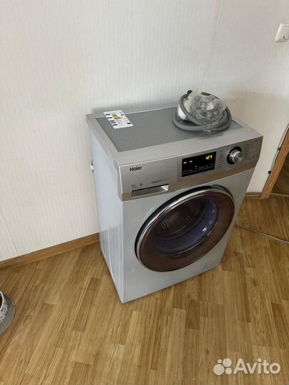 Узкая стиральная машинка Haier(с паром)