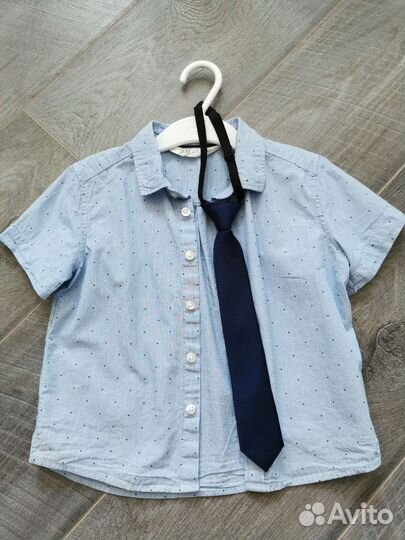 Рубашка с галстуком для мальчика H&M