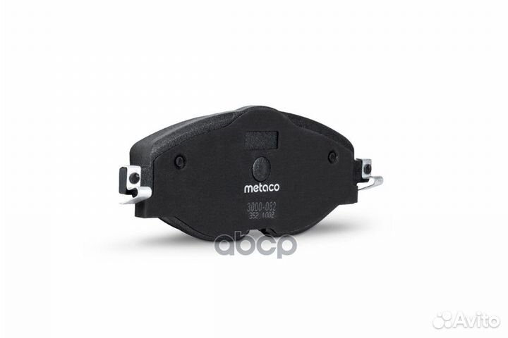 Колодки тормозные дисковые 3000-082 metaco