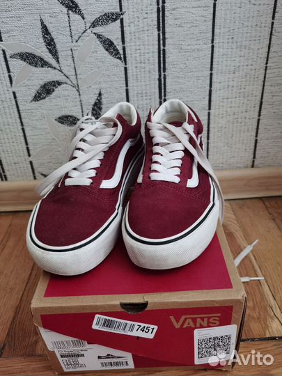 Кеды vans на платформе 39 port royale/true white