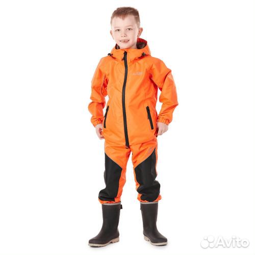 Детский к-т дождевой DF EVO Kids orange 116-122