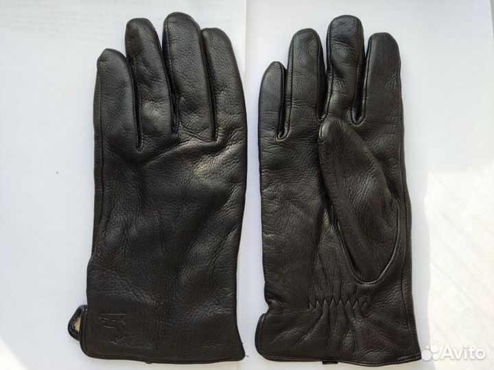 Мягкие Перчатки муж Etre Accepte кожа размер 9,5