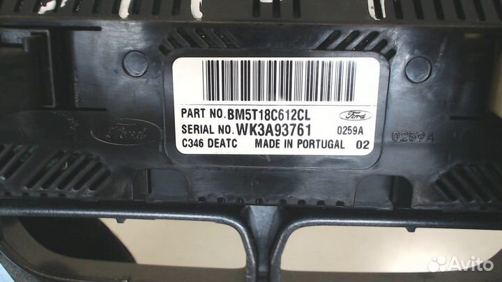 Переключатель отопителя Ford Focus 3, 2013