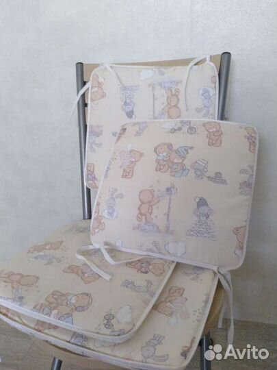 Новые подушки бортики на стулья
