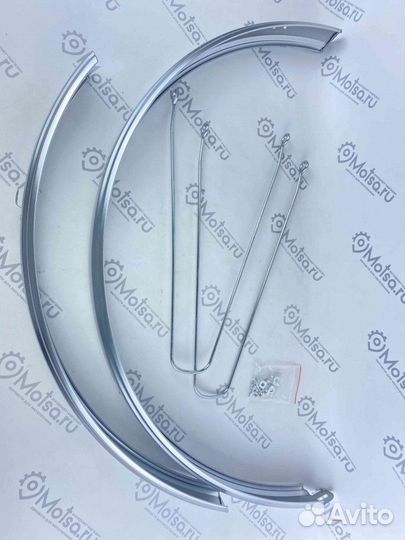 Крылья 28 метaлл, цвет серебристый метaллик