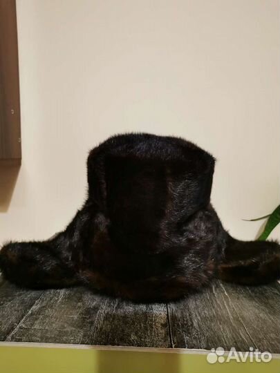 Норковая шапка мужская