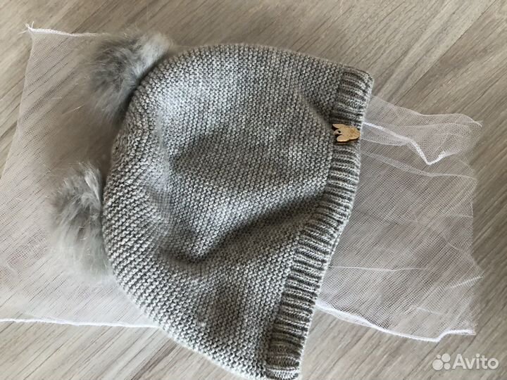 Шапка теплая для новорожденных