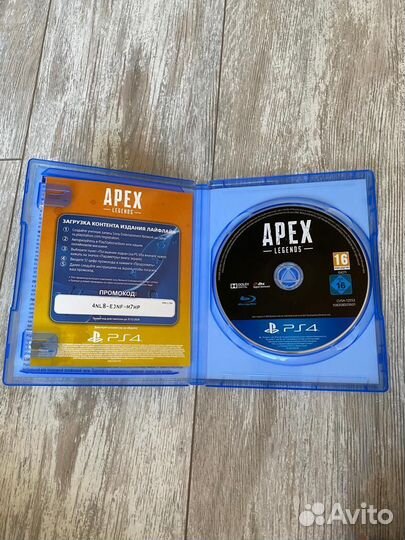 Диск на ps4 apex